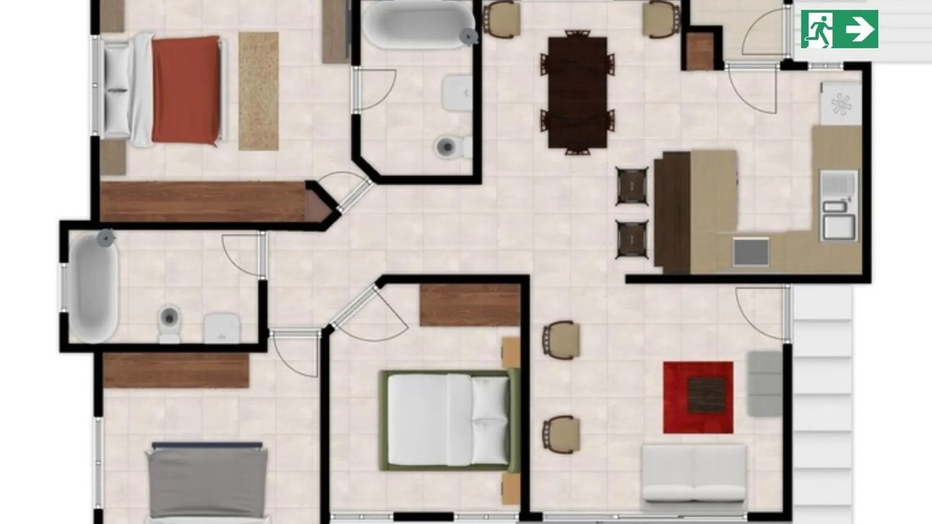 5Dr Cozy 3-Bedroom Apartment Santo Domingo